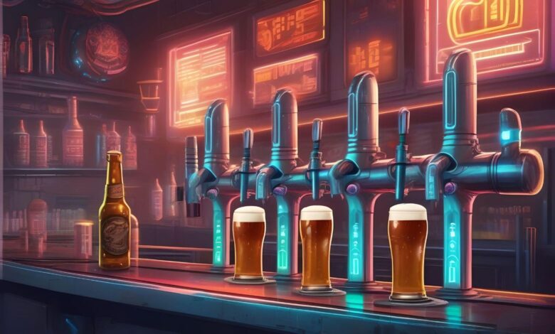 smart beer tap illustration